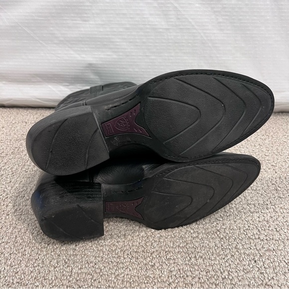 Ariat  Heritage R Toe Black Leather Cowboy Boots Western 10002218 Men Sz 8.5 EE, - Picture 8 of 16